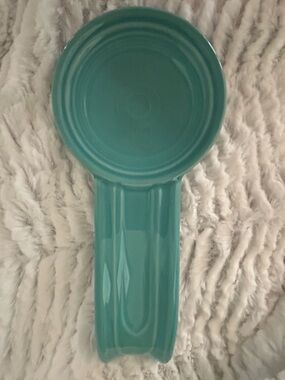 Fiesta Ware Blue Ceramic Spoon Rest